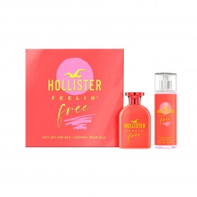 Hollister Feelin´ Free eau de parfum 125 ml - Red (Blue / Pink) дамски,парфюми,hollister,feelin´,free,eau,de,parfum,125,ml,red,(blue,pink)