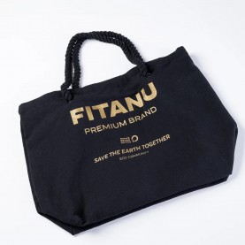 Чанта Fitanu Eco 52X39 tote bag - Black (Black / Gold) чанта,всички,чанти,fitanu,eco,52x39,tote,bag,black,(black,gold)