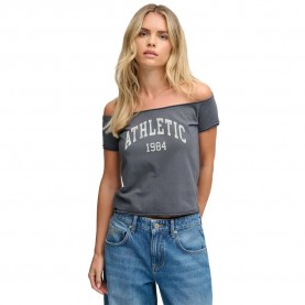 тениска,мъжки,тениски,дамски,тениски,superdry,athletic,essential,graphic,bardot,short,sleeve,t,shirt,grey,(dark,ink,navy)