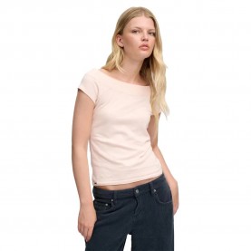 тениска,мъжки,тениски,дамски,тениски,superdry,athletic,essential,off,shoulder,short,sleeve,t,shirt,pink,(rose,blush,pink)