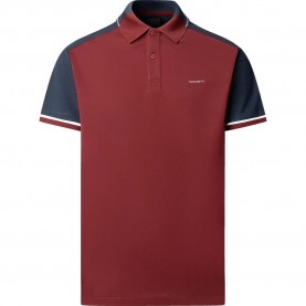 Hackett HM5600293 short sleeve polo - Red (Dark Red) дамски,блузи,с,яка,мъжки,блузи,с,яка,hackett,hm5600293,short,sleeve,polo,red,(dark,red)
