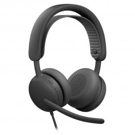 Слушалки Logitech Zone Wired 2 Business earphones - Black (Black) слушалки,слушалки,logitech,zone,wired,2,business,earphones,black,(black)