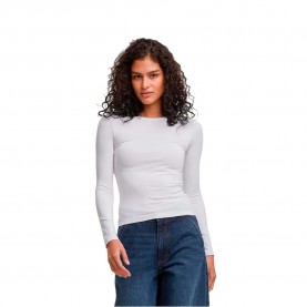 Тениска Build your brand BY446 long sleeve T-shirt - White (White) тениска,мъжки,тениски,дамски,тениски,build,your,brand,by446,long,sleeve,t,shirt,white,(white)
