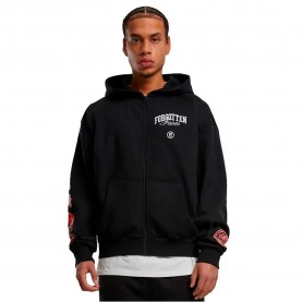 блуза,мъжки,пуловери,forgotten,faces,fof0162,full,zip,sweatshirt,black,(black)