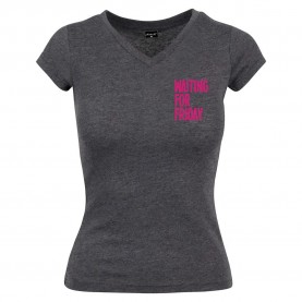 Тениска Miss tee Waiting For Friday Box short sleeve T-shirt - Grey (Charcoal) тениска,мъжки,тениски,дамски,тениски,miss,tee,waiting,for,friday,box,short,sleeve,t,shirt,grey,(charcoal)