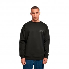 Тениска Mister tee Never Too Late To The Party Oversize sweatshirt - Black (Black) тениска,мъжки,пуловери,mister,tee,never,too,late,to,the,party,oversize,sweatshirt,black,(black)