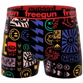 Боксерки Freegun FGPB03/1/BM/ACI boxers - Black (Multicolor) боксерки,мъжко,бельо,freegun,fgpb03,1,bm,aci,boxers,black,(multicolor)