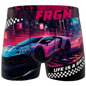 Боксерки Freegun Life Is A Race boxers - Multicolor (Pink / Blue / Black) боксерки,мъжко,бельо,freegun,life,is,a,race,boxers,multicolor,(pink,blue,black)