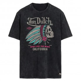 Тениска Von dutch VD/1/H/TR/IND/NR short sleeve T-shirt - Black (Black) тениска,мъжки,тениски,дамски,тениски,von,dutch,vd,1,h,tr,ind,nr,short,sleeve,t,shirt,black,(black)