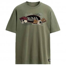 Тениска Von dutch VD/1/H/TR/PAT/K short sleeve T-shirt - Green (Khaki) тениска,мъжки,тениски,дамски,тениски,von,dutch,vd,1,h,tr,pat,k,short,sleeve,t,shirt,green,(khaki)