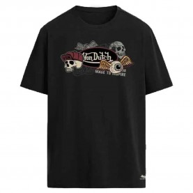 Тениска Von dutch VD/1/H/TR/PAT/NR short sleeve T-shirt - Black (Black) тениска,мъжки,тениски,дамски,тениски,von,dutch,vd,1,h,tr,pat,nr,short,sleeve,t,shirt,black,(black)