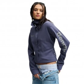 Блуза Superdry W2012803A sweatshirt - Blue (Crt Navy / Moonmist) блуза,дамски,блузи,superdry,w2012803a,sweatshirt,blue,(crt,navy,moonmist)