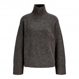 Блуза Jjxx Matilda high neck sweater - Grey (Dark Grey Melange) блуза,мъжки,пуловери,дамски,пуловери,jjxx,matilda,high,neck,sweater,grey,(dark,grey,melange)