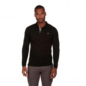 The time of bocha RI1PPOLO long sleeve polo - Black (Black) дамски,блузи,с,яка,мъжки,блузи,с,яка,the,time,of,bocha,ri1ppolo,long,sleeve,polo,black,(black)