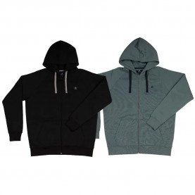 Блуза The time of bocha RI1SZIP full zip sweatshirt 2 units - Blue / Black (Black / Blue Surf) блуза,мъжки,пуловери,the,time,of,bocha,ri1szip,full,zip,sweatshirt,2,units,blue,black,(black,blue,surf)