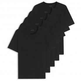 мъжко,бельо,boss,authenti,10243542,short,sleeve,base,layer,5,units,black,(black)