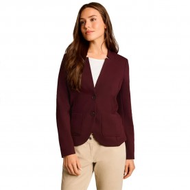 Сако Tom tailor 1038703 Ottoman Structure blazer - Purple (Preppy Plum Melange) сако,дамски,сака,tom,tailor,1038703,ottoman,structure,blazer,purple,(preppy,plum,melange)
