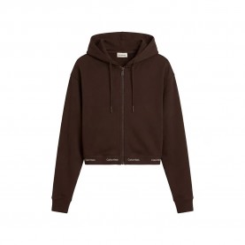 блуза,дамски,блузи,calvin,klein,jeans,lv047g252g,full,zip,sweatshirt,brown,(dark,coffee)