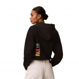 Суичър Calvin klein jeans LV047G291G hoodie - Black (Black) суичър,дамски,блузи,calvin,klein,jeans,lv047g291g,hoodie,black,(black)