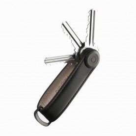 ключодържатели,orbitkey,leather,keychain,silver,(black)