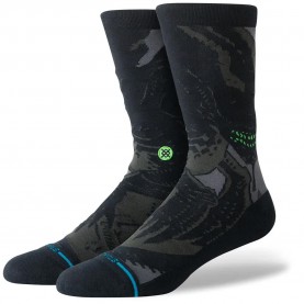 Чорапи Stance Alien crew socks - Black чорапи,мъжки,чорапи,дамски,чорапи,stance,alien,crew,socks,black