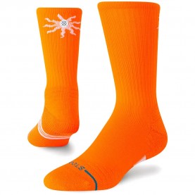 Чорапи Stance Got Sol Mid Ribbed crew socks - Orange (Orange) чорапи,мъжки,чорапи,дамски,чорапи,stance,got,sol,mid,ribbed,crew,socks,orange,(orange)