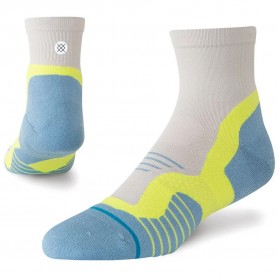 Чорапи Stance Pace Light Quarter socks - Grey (Lime) чорапи,мъжки,чорапи,дамски,чорапи,stance,pace,light,quarter,socks,grey,(lime)