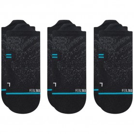 Чорапи Stance Run Light Tab socks 3 pairs - Black (Black) чорапи,мъжки,чорапи,дамски,чорапи,stance,run,light,tab,socks,3,pairs,black,(black)