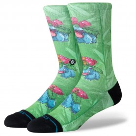 Чорапи Stance Venusaur Aop crew socks - Green чорапи,мъжки,чорапи,дамски,чорапи,stance,venusaur,aop,crew,socks,green