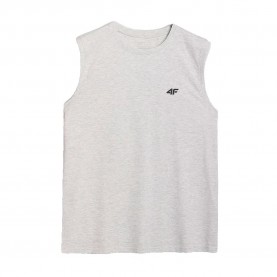Тениска 4F M125 sleeveless T-shirt - Grey (Cold Light Grey Melange) тениска,мъжки,тениски,дамски,тениски,4f,m125,sleeveless,t,shirt,grey,(cold,light,grey,melange)
