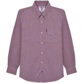 мъжка,карирана,риза,lambretta,gingham,check,men,long,sleeved,shirt