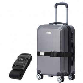 Куфар VERTICAL STUDIO Bergen 20 Hand Luggage Suitcase gray incl. FREE luggage strap куфар,vertical,studio,bergen,20,hand,luggage,suitcase,gray,incl.,free,luggage,strap