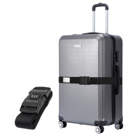 куфар,vertical,studio,bergen,24,suitcase,gray,incl.,free,luggage,strap