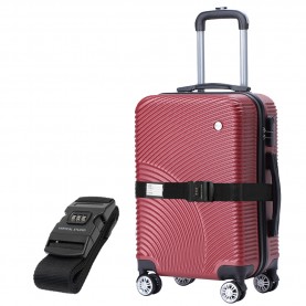 Куфар VERTICAL STUDIO Malmö 20 Hand Luggage Suitcase wine red incl. FREE luggage strap куфар,vertical,studio,malmö,20,hand,luggage,suitcase,wine,red,incl.,free,luggage,strap