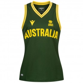 дамска,фланелка,баскетболни,потници,australia,basketball,macron,women,home,jersey