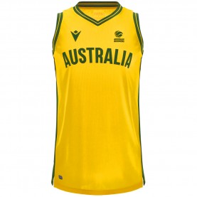 детска,фланелка,детски,потници,баскетболни,потници,australia,basketball,macron,kids,away,jersey