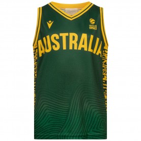 детска,фланелка,детски,потници,баскетболни,потници,australia,basketball,macron,indigenous,kids,jersey,green