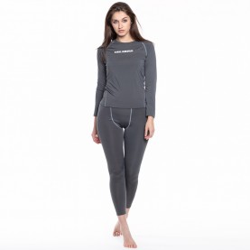 дамско,бельо,kirkjubØur,hafjall,women,thermal,underwear,kit,2,piece,gray