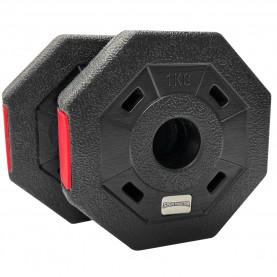 всичкото,фитнес,оборудване,sportinator,1kg,bumper,plates,fitness,weight,plates,set,of,2