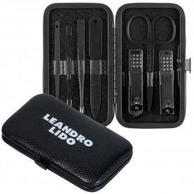 фитнес,оборудване,всичкото,фитнес,оборудване,leandro,lido,perugia,manicure,set,8,pieces,black