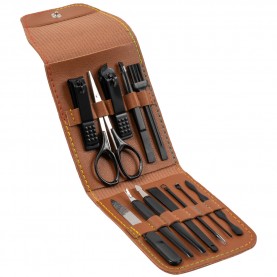 фитнес,оборудване,всичкото,фитнес,оборудване,leandro,lido,monza,manicure,set,13,piece,brown