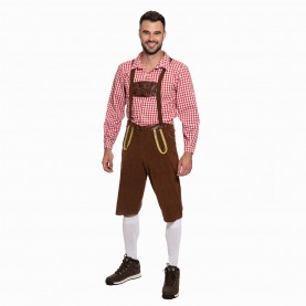 мъжки,комплект,мъжки,панталони,traditional,costume,set,men,oktoberfest,costume,miesepeter®,red