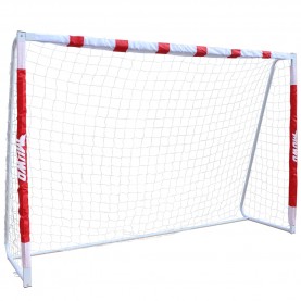 muwo,large,steel,football,goal,3,x,2,m,red,white