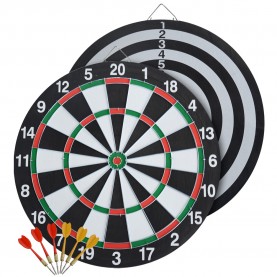 muwo,dartboard,with,6,arrows,set