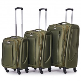 куфар,vertical,studio,tromso,20,24,28,fabric,suitcase,set,of,3,green
