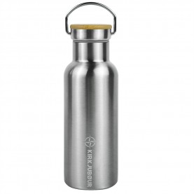 фитнес,оборудване,всичкото,фитнес,оборудване,kirkjubØur®,eisur,stainless,steel,sports,bottle,with,tea,strainer,0.5,l,silver