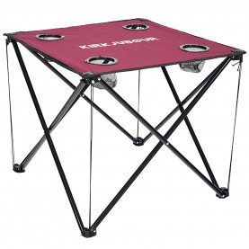 kirkjubØur®,solkatt,foldable,camping,table,wine,red