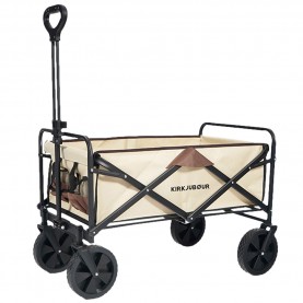 kirkjubØur®,edda,foldable,handcart,brown,beige