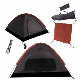 kirkjubØur®,vindr,2,person,camping,tent,dark,grey