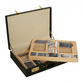 фитнес,оборудване,всичкото,фитнес,оборудване,banaru,design,cutlery,set,suitcase,72,pcs.,silver
